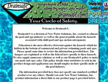 Tablet Screenshot of drainsafe.com